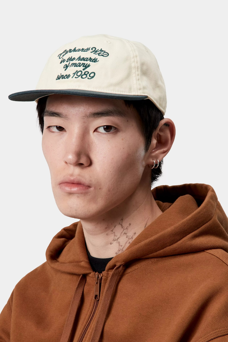 Carhartt WIP Alston Cap - natural / deep lagoon