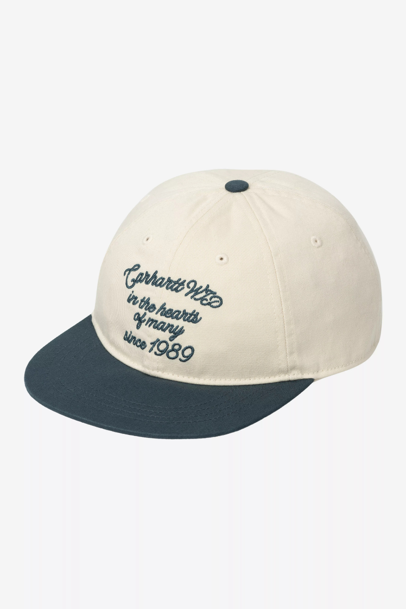 Carhartt WIP Alston Cap - natural / deep lagoon