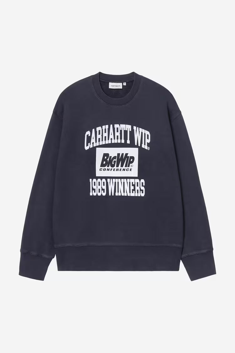 Carhartt WIP 1989 Winners Sweatshirt - dark navy / heavy stone wash