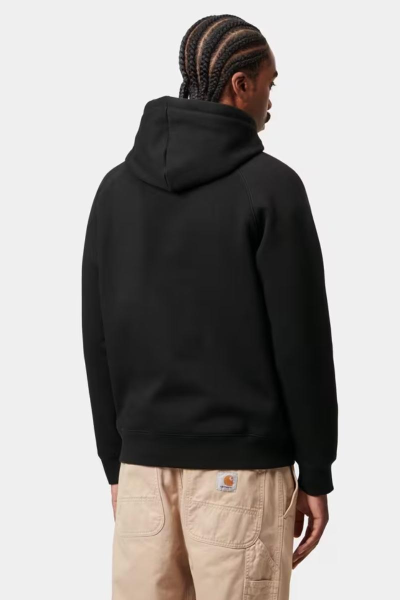 Carhartt WIP Hooded Chase Sweat -black gold