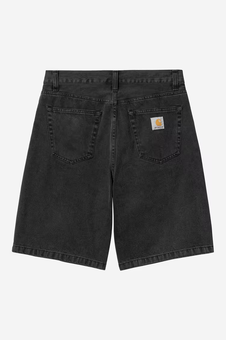 Carhartt WIP Landon Short Robertson Denim - black, stone washed