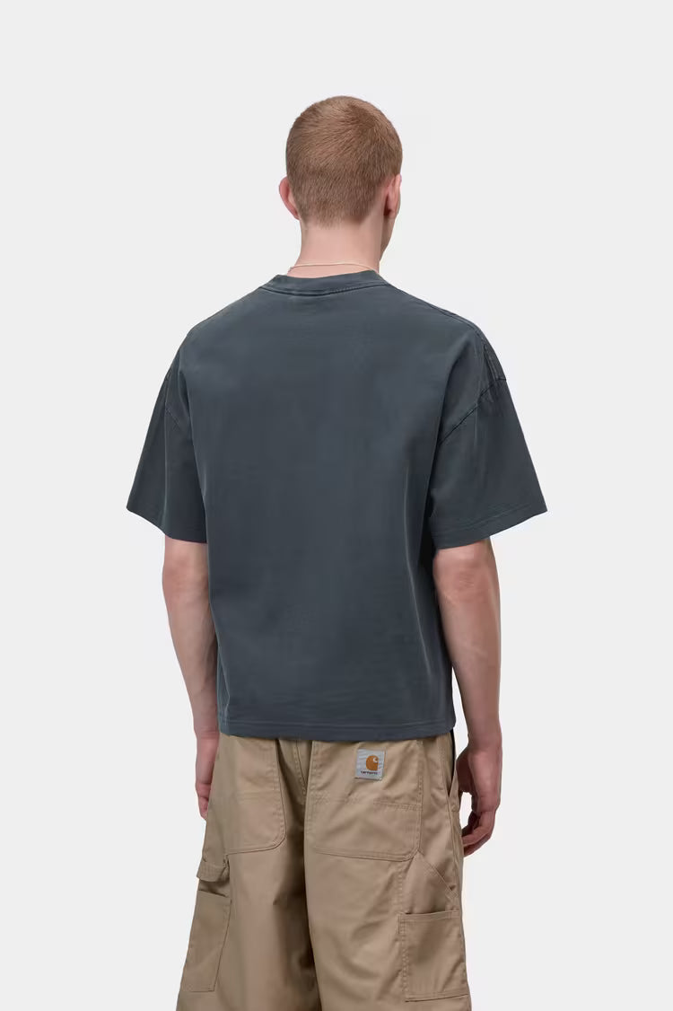 Carhartt WIP S/S Benton T-shirt - carbon garment dyed