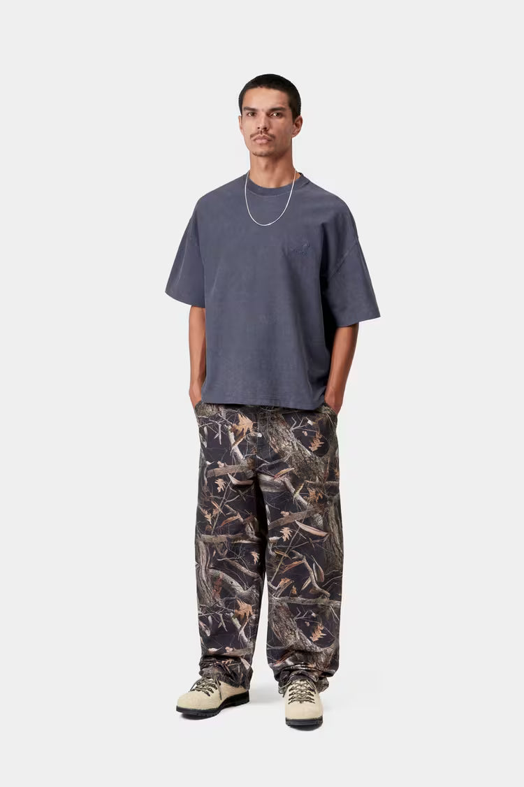Carhartt WIP S/S Lambert T-shirt - dark navy, moon wash