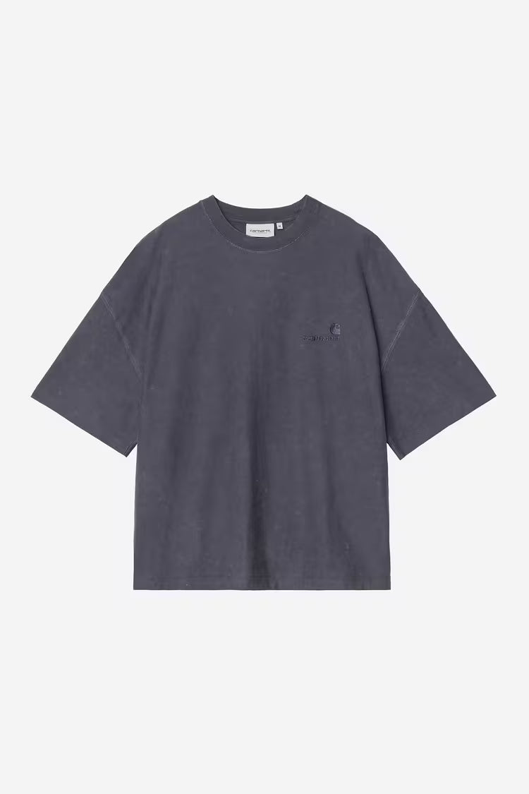 Carhartt WIP S/S Lambert T-shirt - dark navy, moon wash