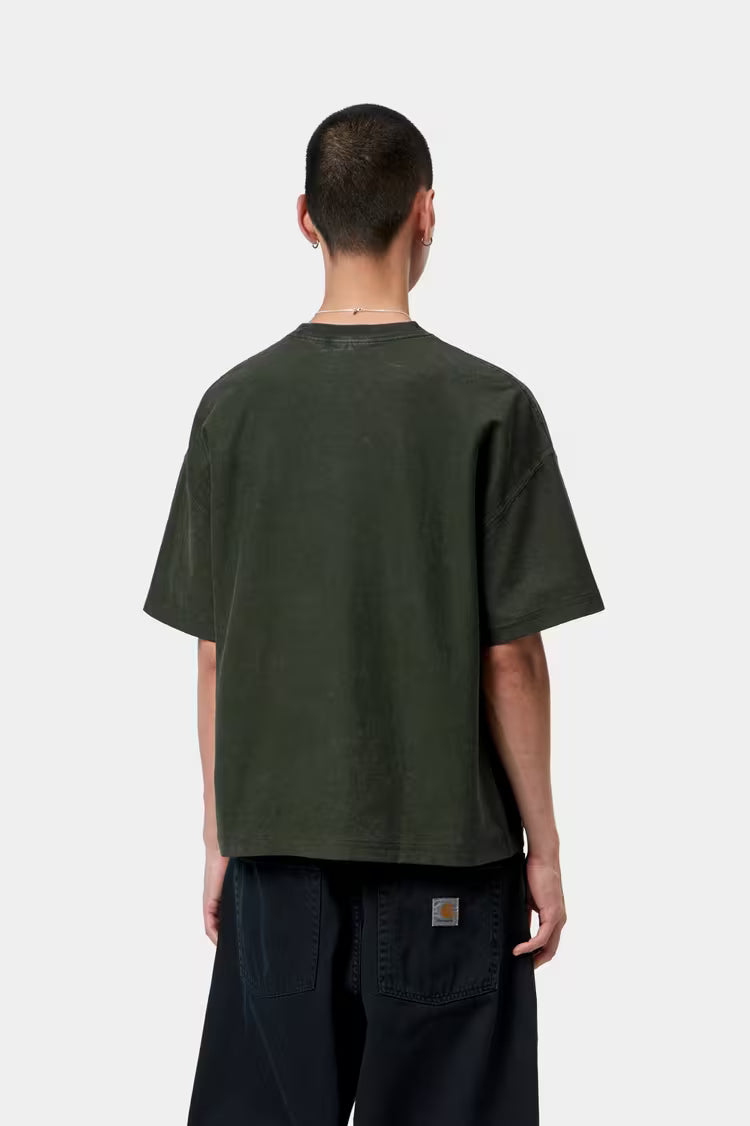 Carhartt WIP S/S Lambert T-shirt - raven, moon wash