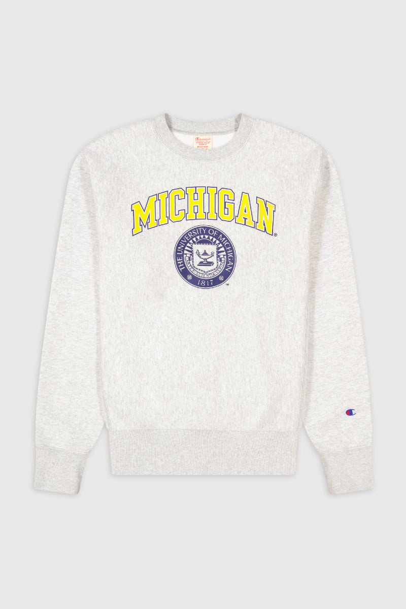 Champion Crewneck Sweatshirt Michigan - light grey