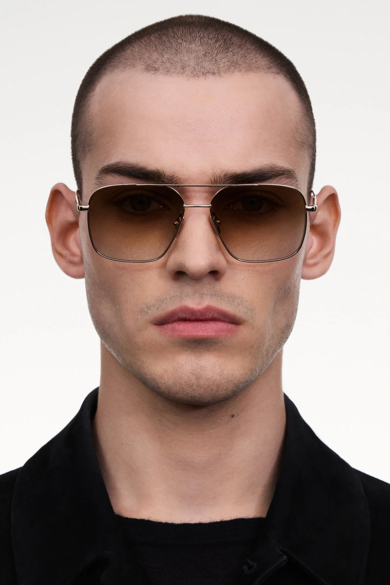CHIMI Aviator - soft gold / brown gradient