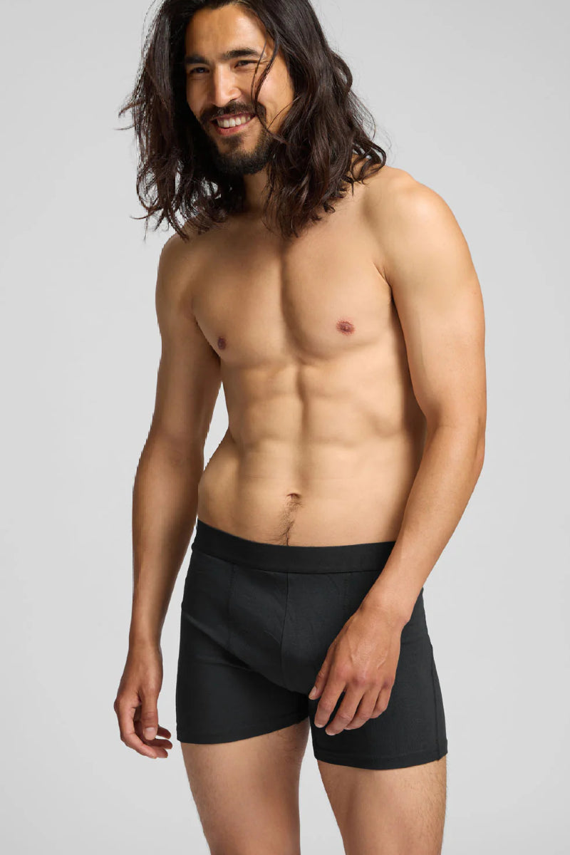 Colorful Standard 3-pack Organic Boxer briefs - deep black