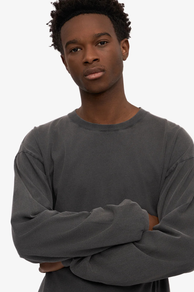 Colorful Standard Organic Oversized LS - faded black