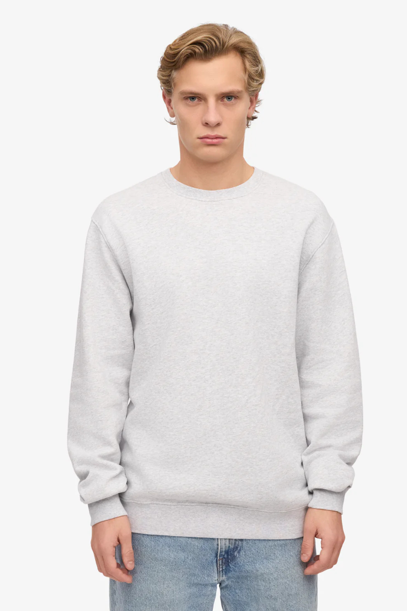 Colorful Standard Classic Organic Oversized Crew - Snow melange