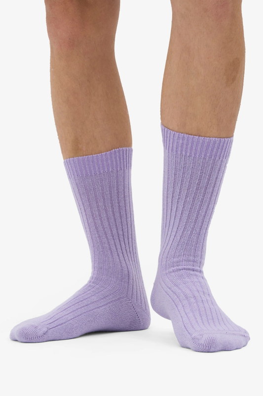 Colorful Standard Merino Wool Blend Sock - soft lavender