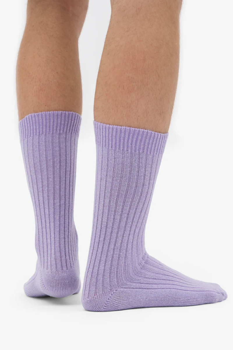 Colorful Standard Merino Wool Blend Sock - soft lavender