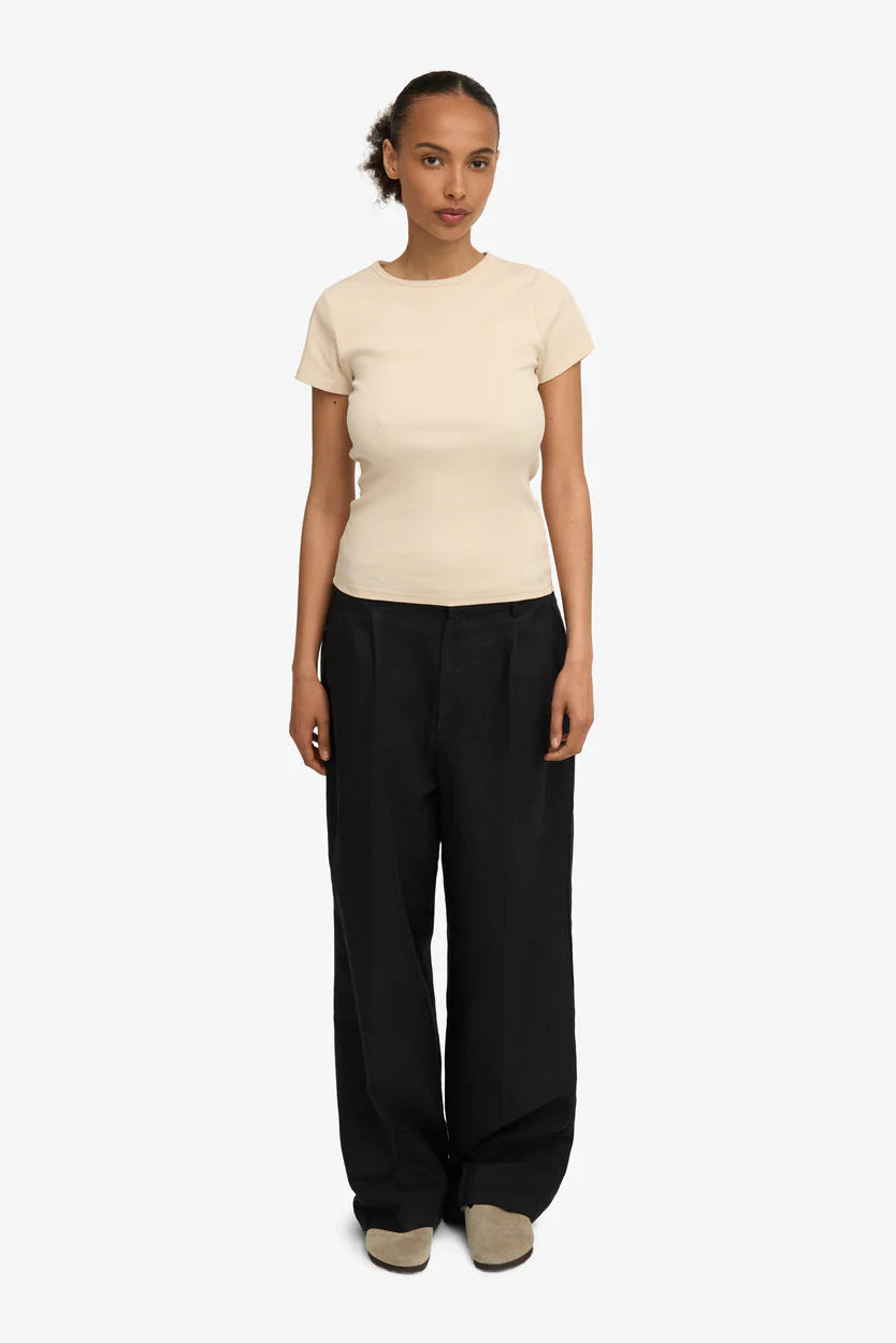 Colorful Standard Organic Rib SS t-shirt - Ivory white