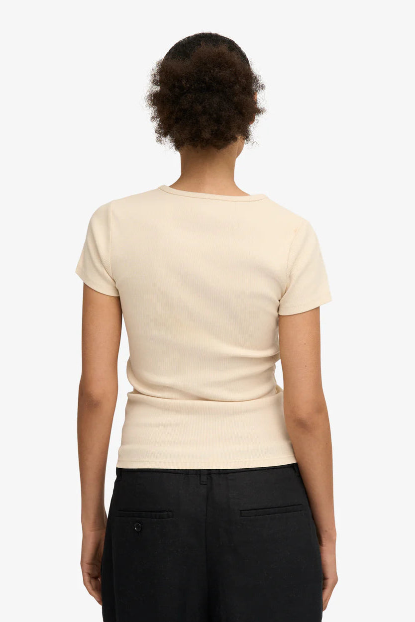 Colorful Standard Organic Rib SS t-shirt - Ivory white