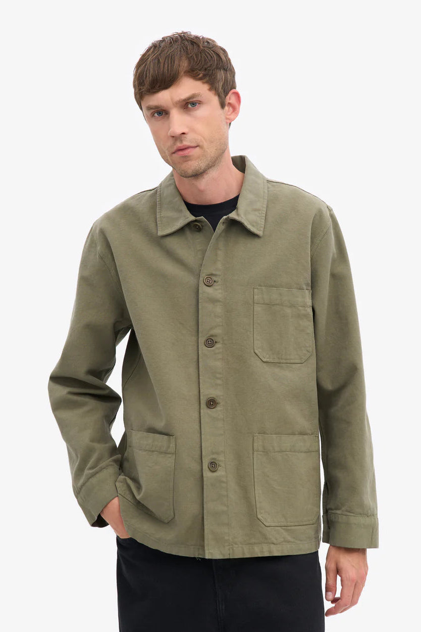 Colorful Standard Organic Workwear Jacket - dusty olive