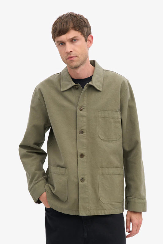 Colorful Standard Organic Workwear Jacket - dusty olive