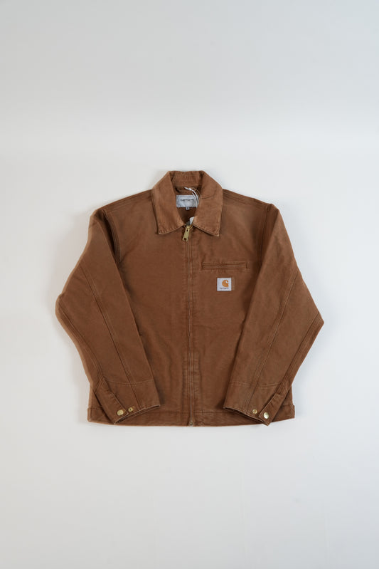 Carhartt WIP Detroit Jacket 'Dearborn' Canvas - Hamilton Brown / Hamilton Brown