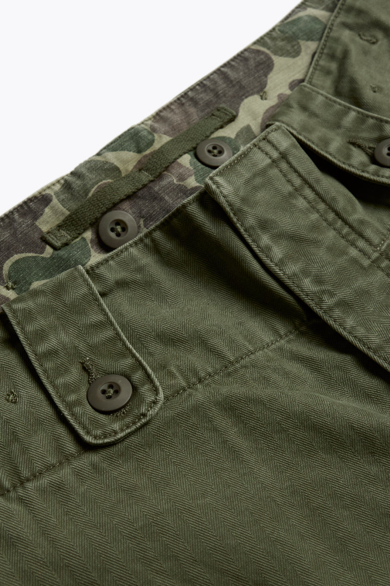 DENHAM S03 Utility Pant HBT - green