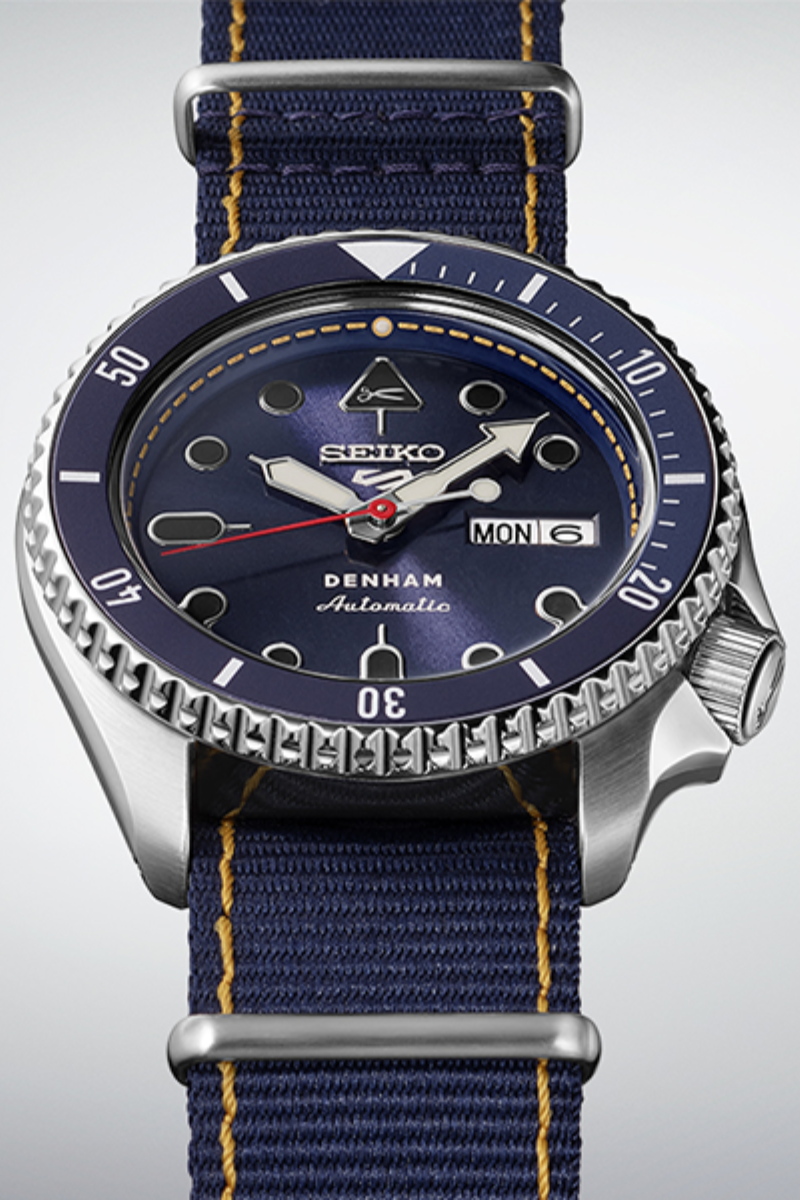 Denham x Seiko 5 - The Jeanmakers watch