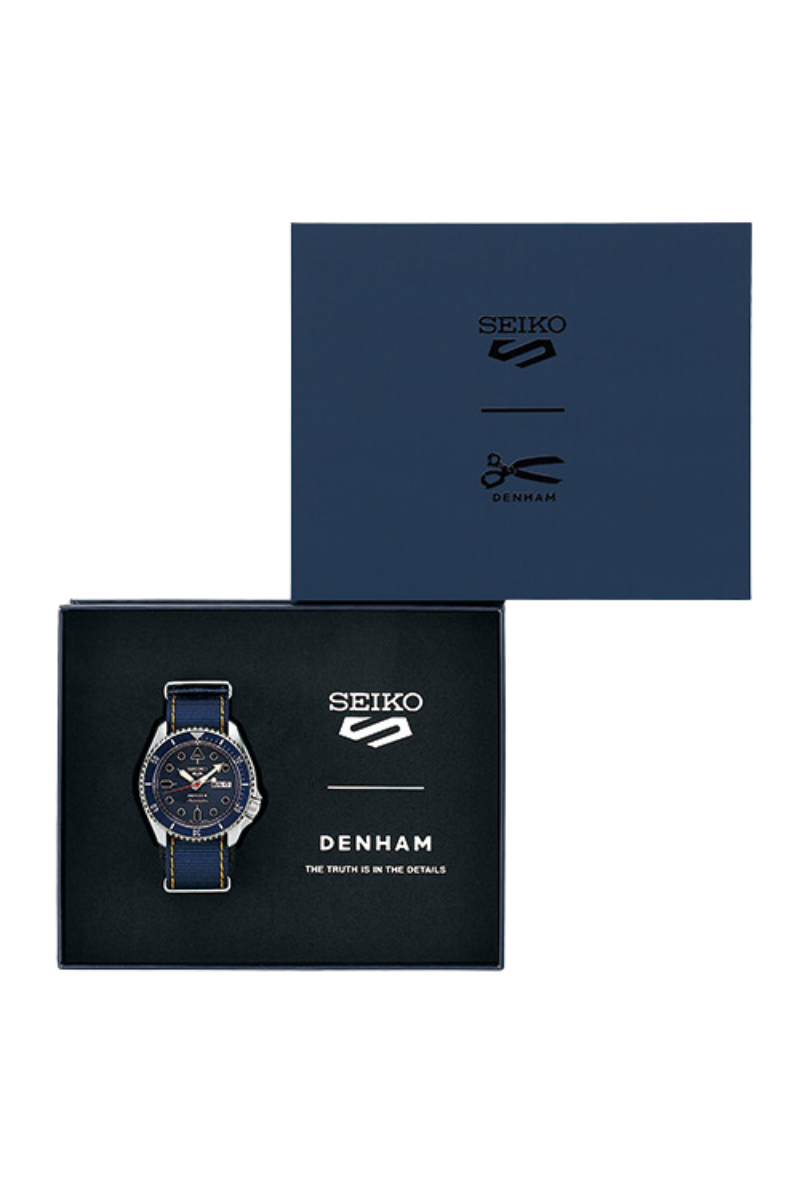 Denham x Seiko 5 - The Jeanmakers watch