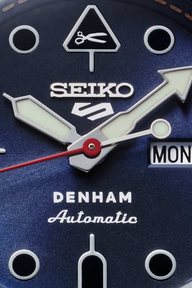 Denham x Seiko 5 - The Jeanmakers watch