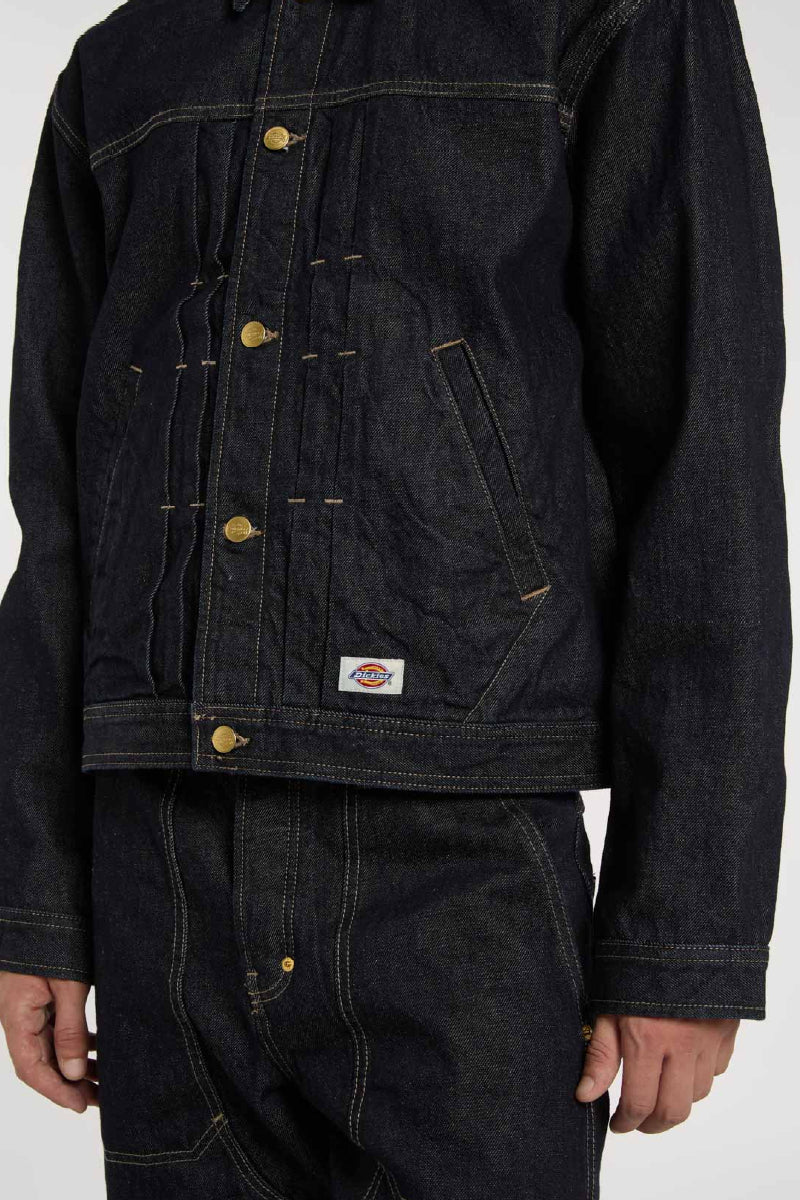 Dickies Selvedge Pleated Denim Jacket - raw