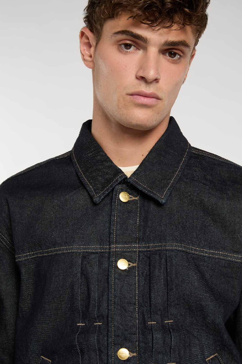 Dickies Selvedge Pleated Denim Jacket - raw