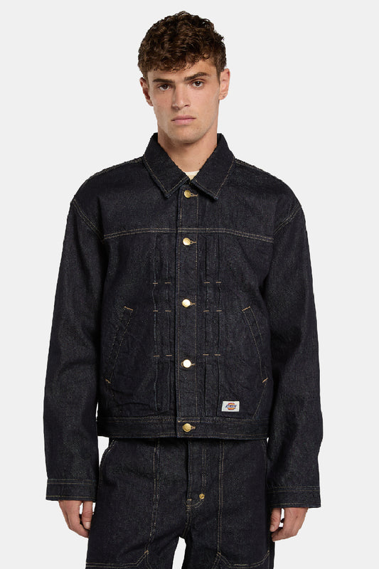 Dickies Selvedge Pleated Denim Jacket - raw