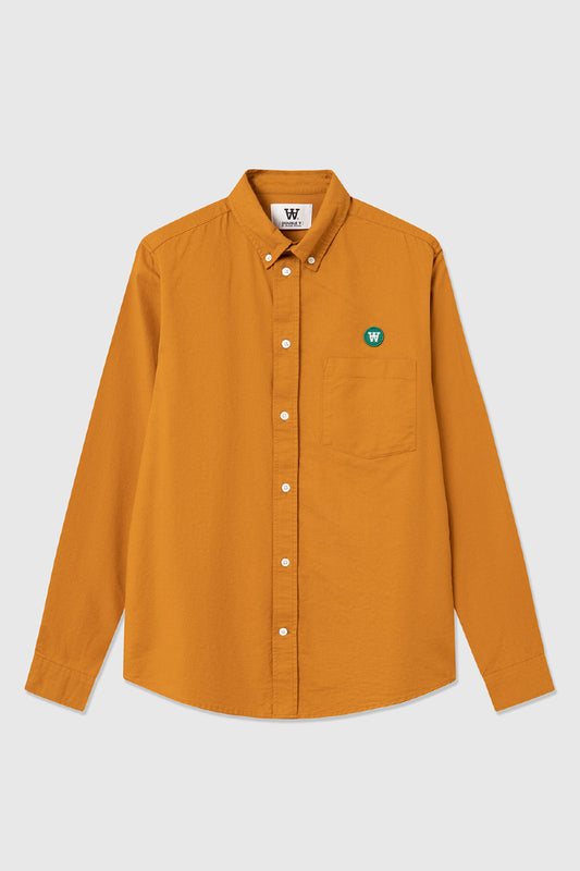 Double A by Wood Wood Ted shirt - golden brown