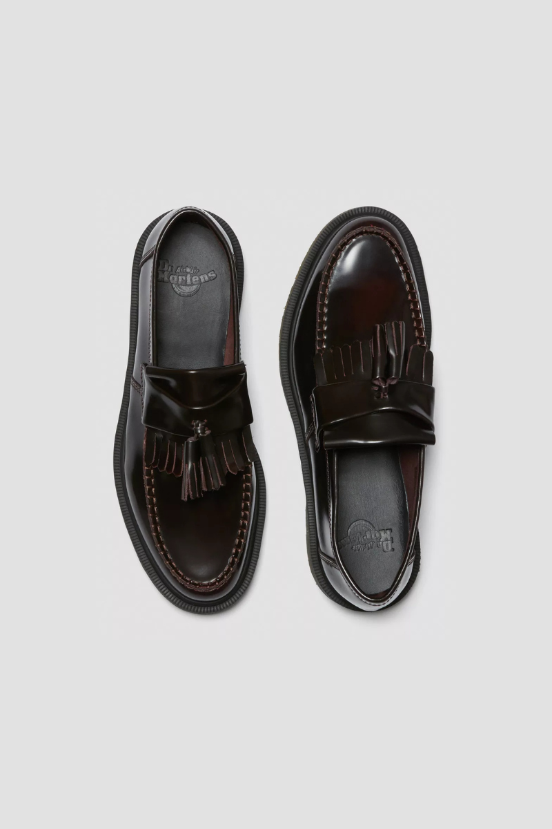 Dr. Martens Adrian Tassel Loafer - cherry red arcadia