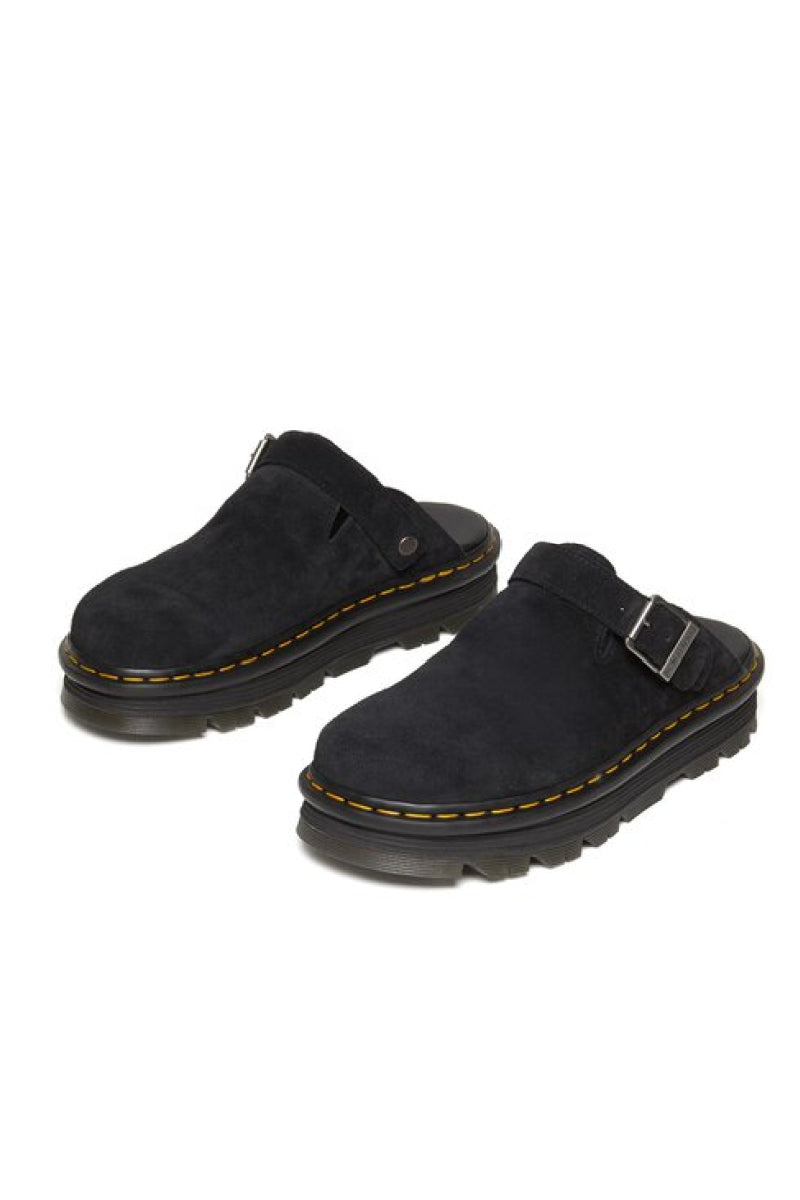 Dr. Martens ZebZag Suede unisex mules - black