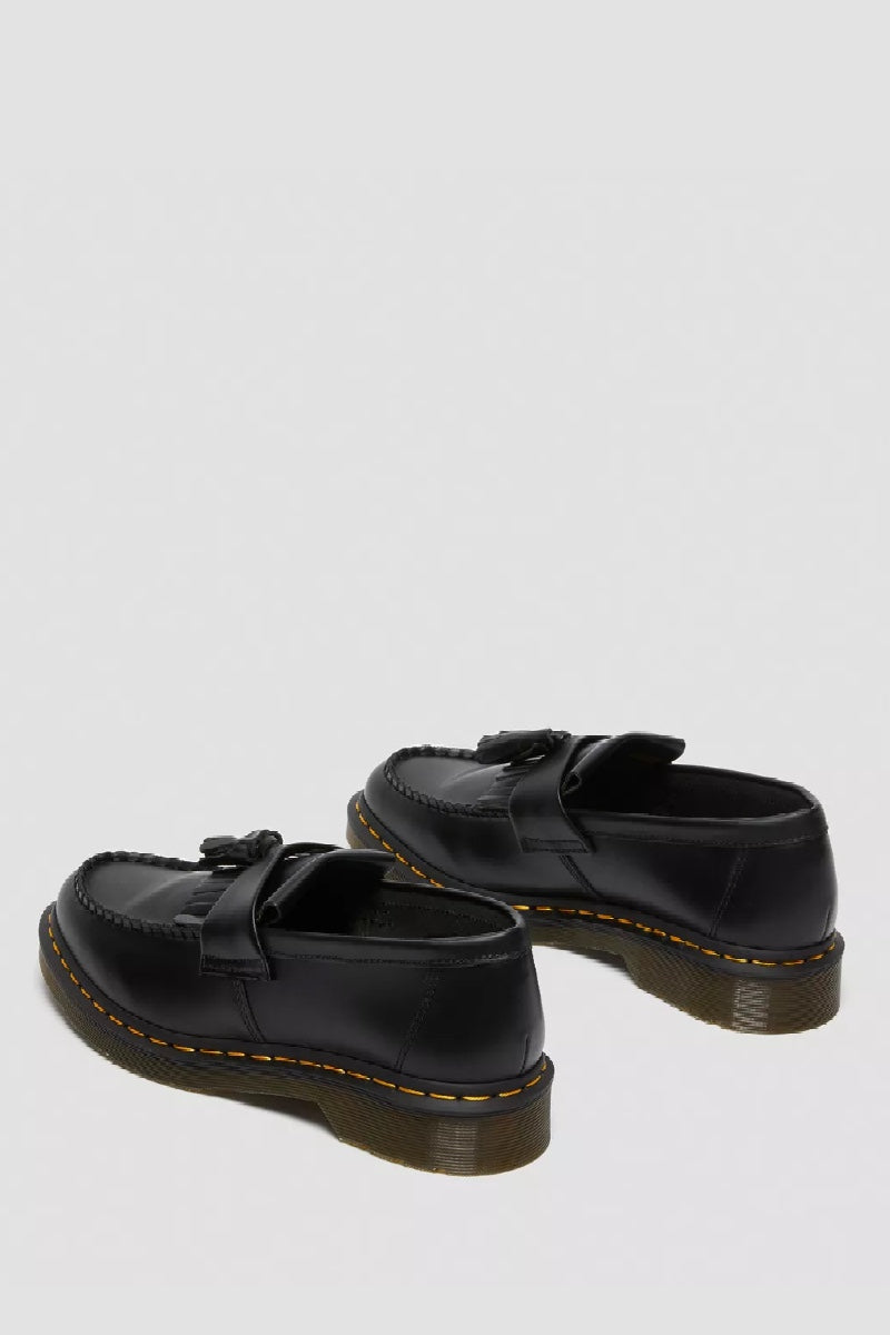 Dr. Martens Adrian Yellow Stitch Smooth - black