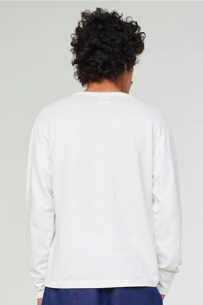 Eat Dust L/S Pocket T Military Jersey shirt - natural