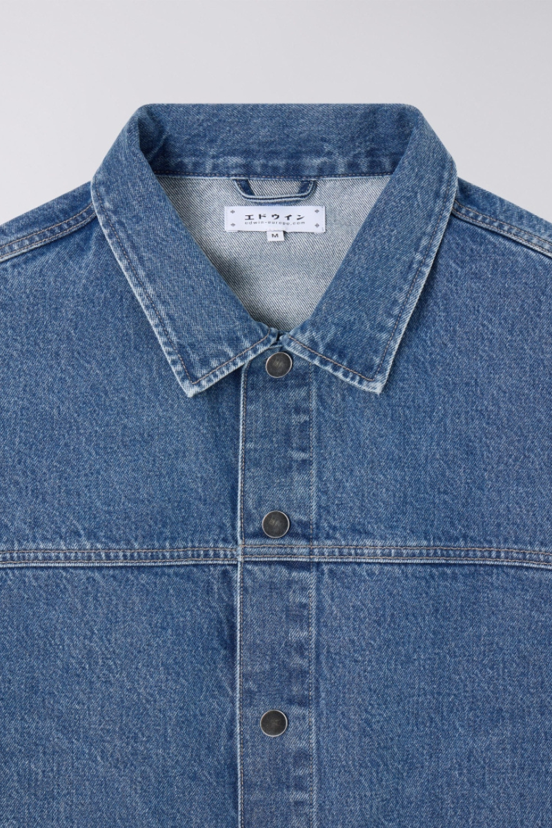 Edwin W' Andy jacket - natural rinsed