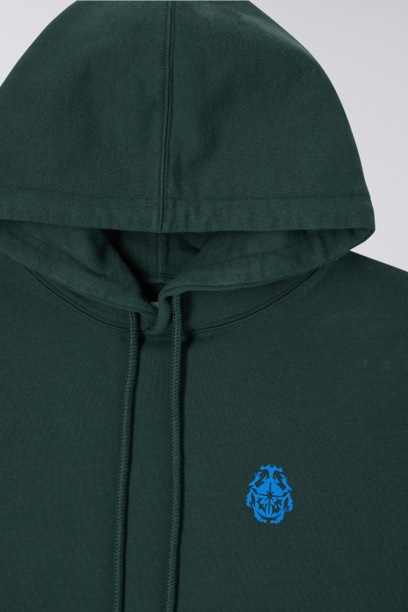 Edwin Beetle Hoodie Sweat - green gables