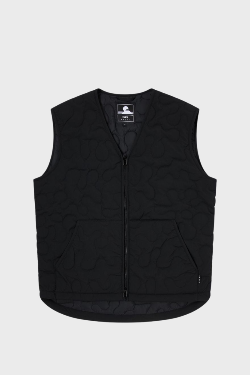 Edwin Camper vest - black