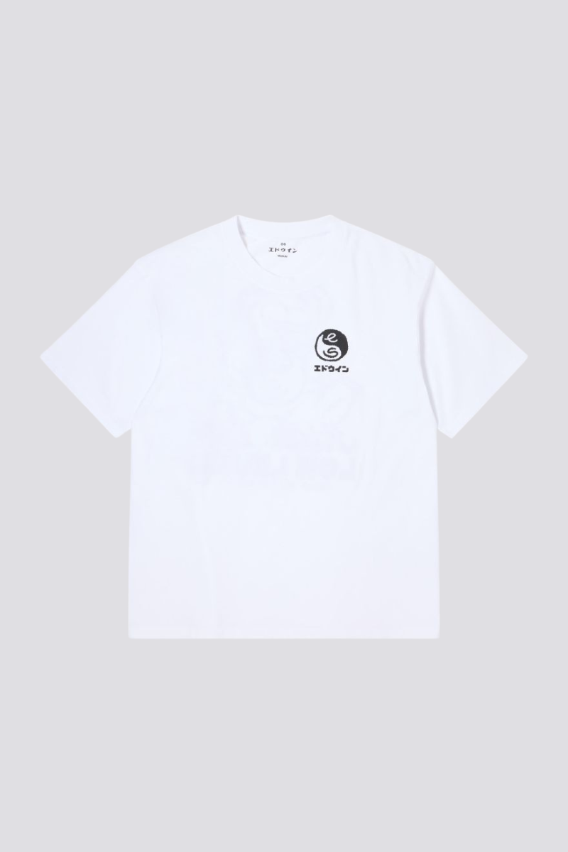 Edwin High Bear T-shirt - white