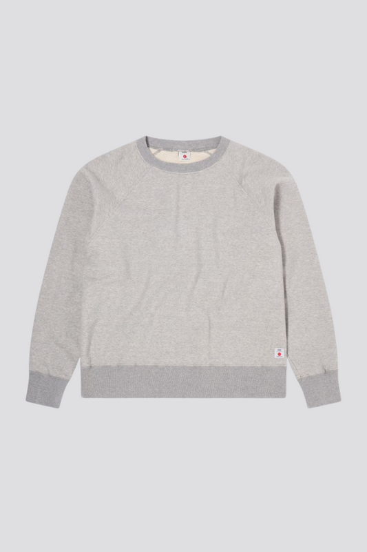 Edwin Raglan Sleeve Crewneck - grey