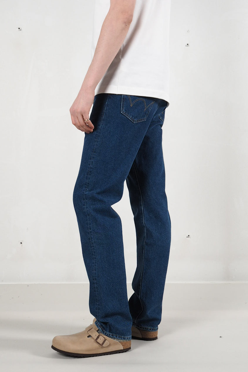 Edwin Regular Straight - mid blue