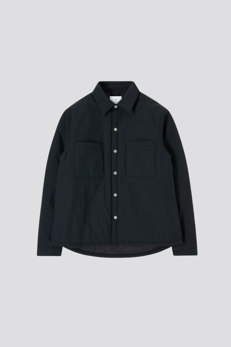 Edwin Sphere Padded Overshirt - black