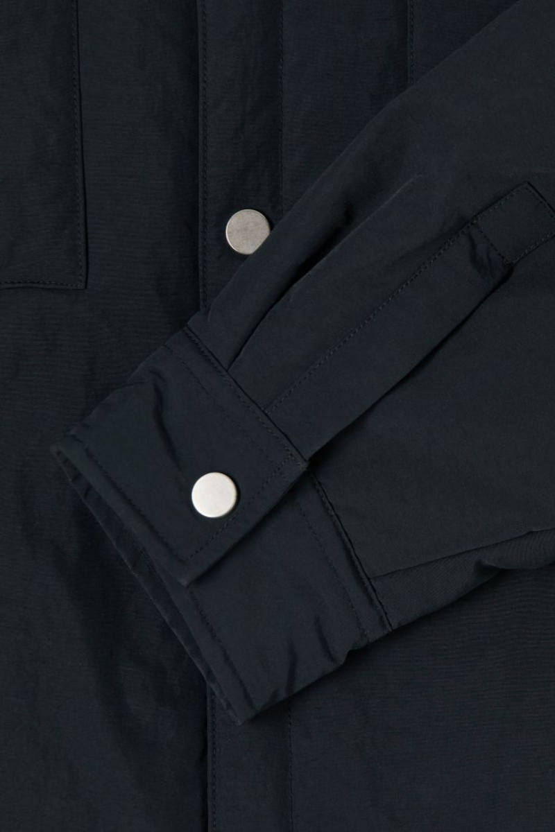 Edwin Sphere Padded Overshirt - black