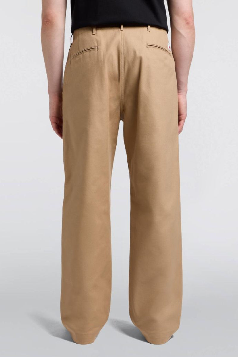 Edwin Wide Trousers - beige unwashed