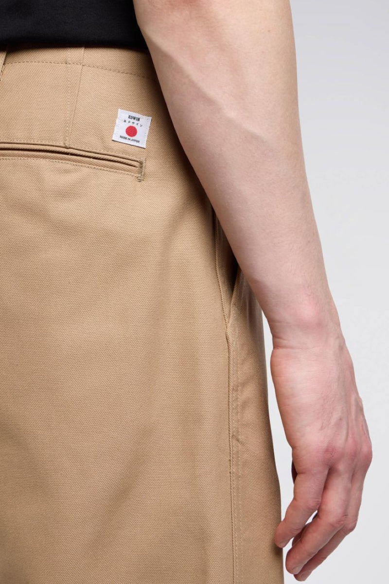 Edwin Wide Trousers - beige unwashed