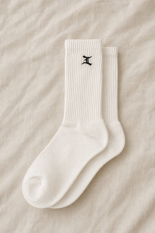 EDWIN Core Socks - white