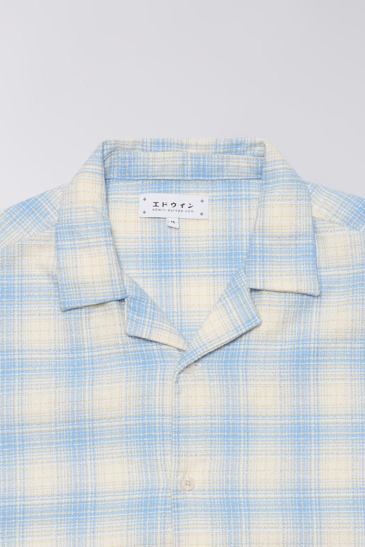 Edwin Saga shirt ss - light blue