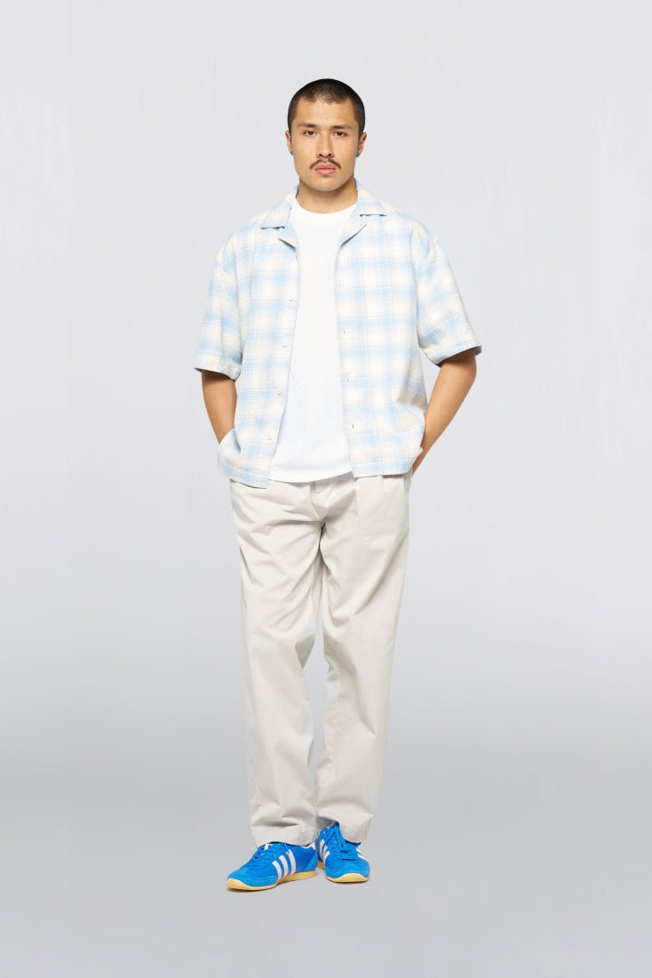 Edwin Saga shirt ss - light blue
