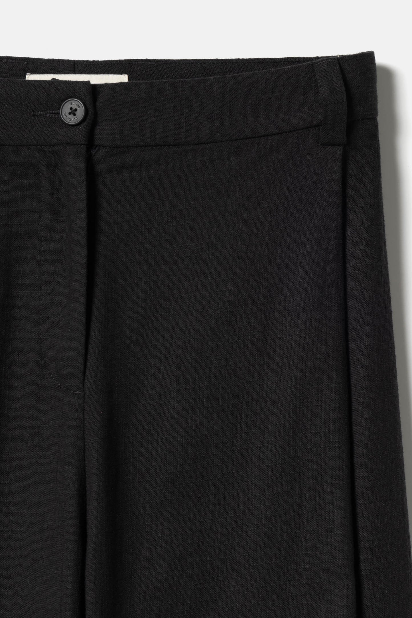 Elvine Sandi textured weave trousers - black