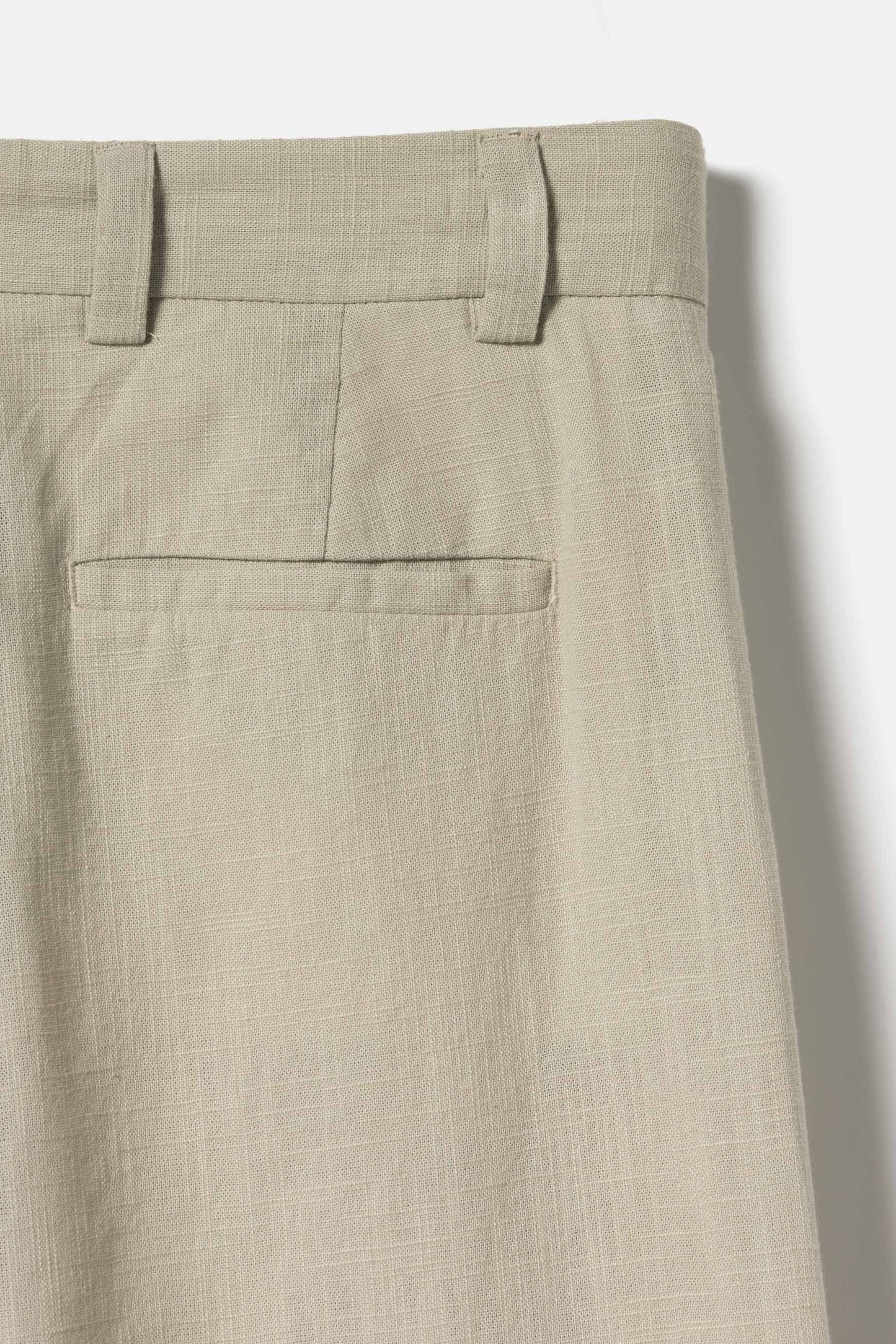 Elvine Sandi textured weave trousers - stone green