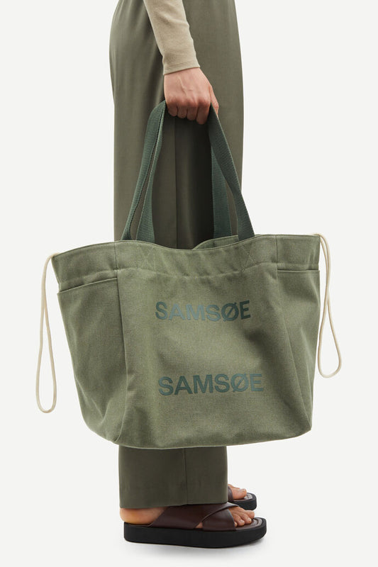 Samsøe & Samsøe Salanita shopper L - Dusty olive