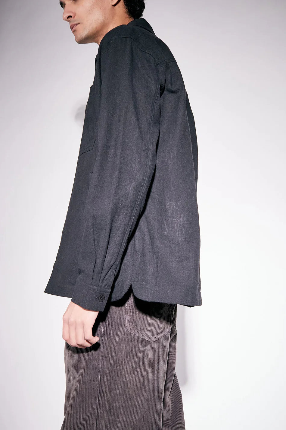 Brixtol Textiles Frank Linen - black